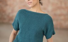 Tuberose Open Back Top Free Knit Pattern