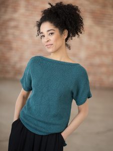 Tuberose Open Back Top Free Knit Pattern