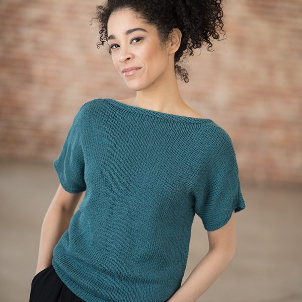 Tuberose Open Back Top Free Knit Pattern