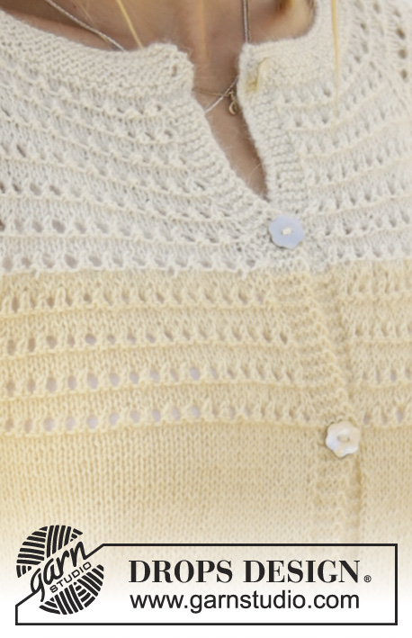 Vanilla Cream Free Cardigan Knitting Pattern