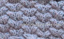 Woven Horseshoe Cable Free Knitting Stitch