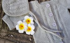 Wee Ashley Free Baby Cardigan Knitting Pattern