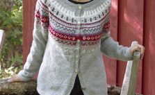 Winter Berries Jacket Free Knitting Pattern