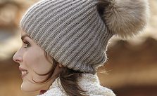 Woman’s Ribbed Hat Free Knitting Pattern