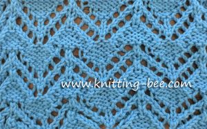 Zig Zag Eyelet Free Knitting Stitch http://www.knitting-bee.com/knitting-stitch-library/lace-stitches/zig-zag-eyelet-free-knitting-stitch