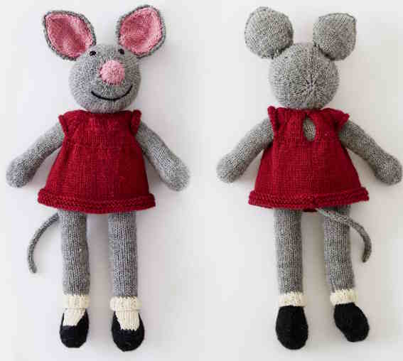 Patons Country Mouse Free Toy Knitting Pattern