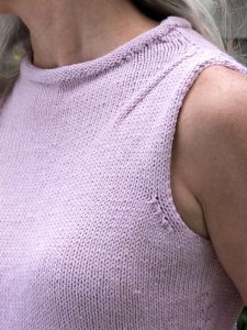Meridan Simple Tank Top Free Knitting Pattern