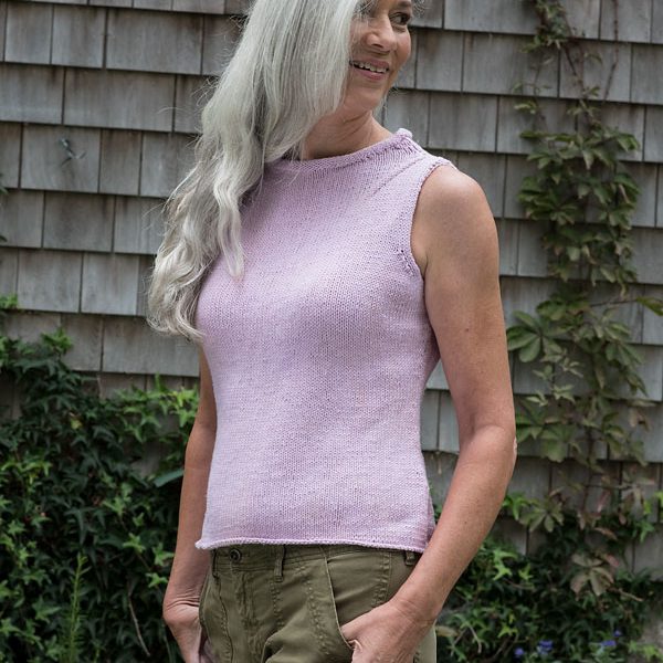 Meridan Simple Tank Top Free Knitting Pattern