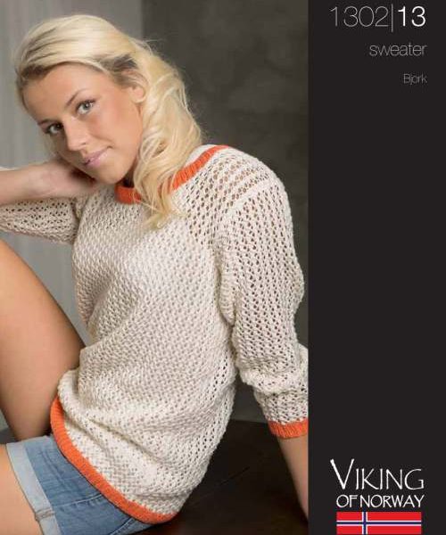 Bjork Lace Sweater Free Knitting Pattern