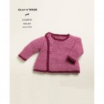 Cute Garter Stitch Baby Cardigan Free Knitting Pattern