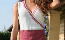Erika Dress Vest Free Knitting Pattern