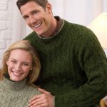 His and Hers Matching Cable Pullover Free Knitting Pattern