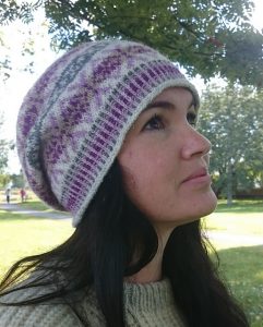 Häxans Slouchy Fair Isle Hat Free Knitting Pattern