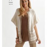 Over Sized Cardigan with Short Sleeves Free Knitting Pattern