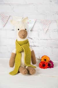 Pax the Alpaca Free Animal Knitting Pattern