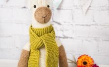 Pax the Alpaca Free Animal Knitting Pattern
