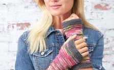 Ridge Mitts Free Knitting Pattern