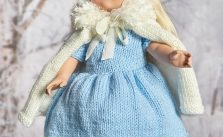 Royal Princess Doll Outfit Free Knitting Pattern 18 Inch Doll