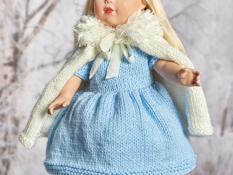 Royal Princess Doll Outfit Free Knitting Pattern 18 Inch Doll