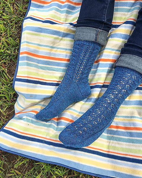 Shenandoah Top Down Socks Free Knitting Pattern
