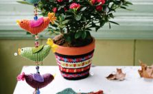 String of Birds Free Knitting Pattern