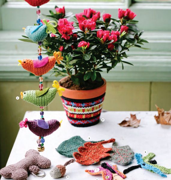 String of Birds Free Knitting Pattern