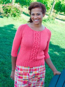 Udina Cable Top Free Knitting Pattern