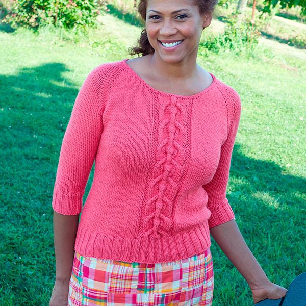 Udina Cable Top/Sweater Free Knitting Pattern