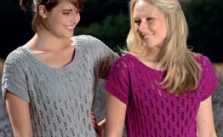 Wheat Stitch Top Free Knitting Pattern
