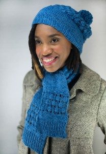 Zen Hat & Scarf Free Knitting Pattern