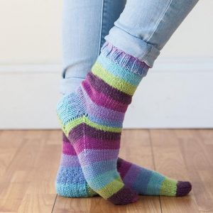Accogliente Socks Free Knitting Pattern