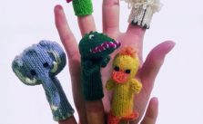 Animal Finger Puppets Free Knitting Pattern
