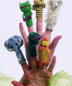 Animal Finger Puppets Free Knitting Pattern