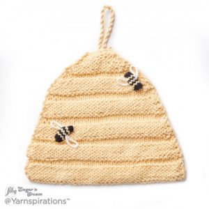 Beehive Knit Dishcloth Free Knitting Pattern