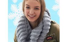 Bernat Big Rib Cowl Free Knitting Pattern