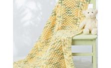 Bernat Cable Baby Blanket Free Knitting Pattern
