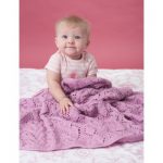 Bernat Cable and Lace Blanket Free Knitting Pattern