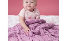 Bernat Cable and Lace Blanket Free Knitting Pattern