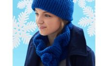 Bernat Cowl and Hat Free Easy Knitting Pattern