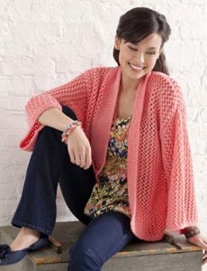 Bright and Breezy Kimono Free Knitting Pattern