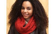 Cable Cowl Bernat Free Knitting Pattern