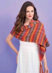 Cabled Autumn Wrap Free Knitting Pattern