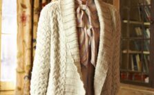Cabled Jacket Free Knitting Pattern