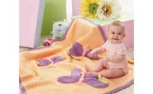 Caron Butterfly Blanket Free Knitting Pattern