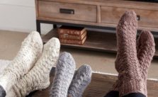 Caron Cozy Knit Cabin Socks Free Knitting Pattern