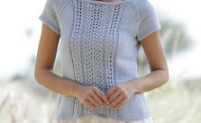 Charlotte lace top free knitting pattern
