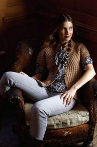 Etoile Ladies Cabled Cardi Knit Pattern