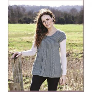 Fearne Cabled Tunic Free Knitting Pattern