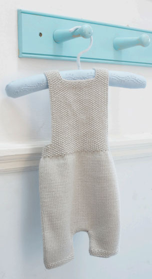 Florence Free Baby Overalls Knitting Pattern