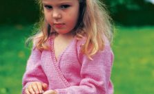 Girls Wrap Cardigan Free Knitting Pattern